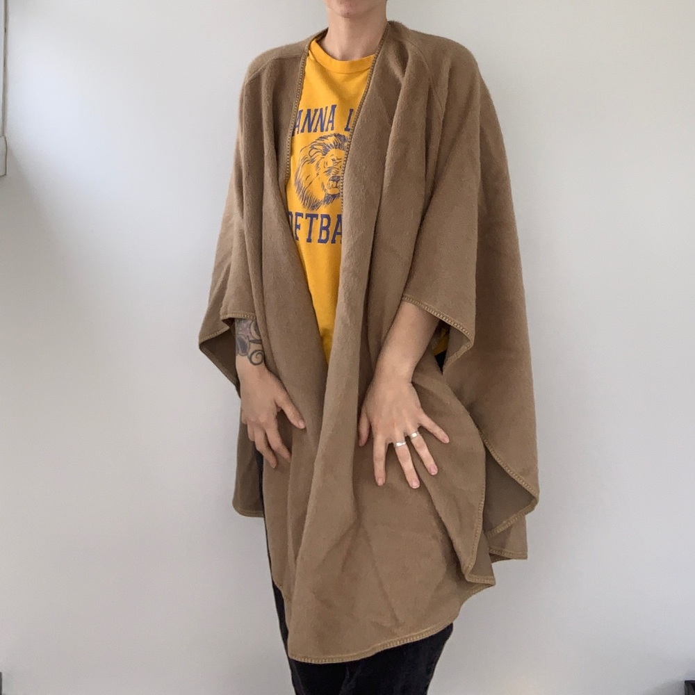 Vintage Alpaca Wool Cape